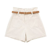 Short ample en jean avec ceinture Street